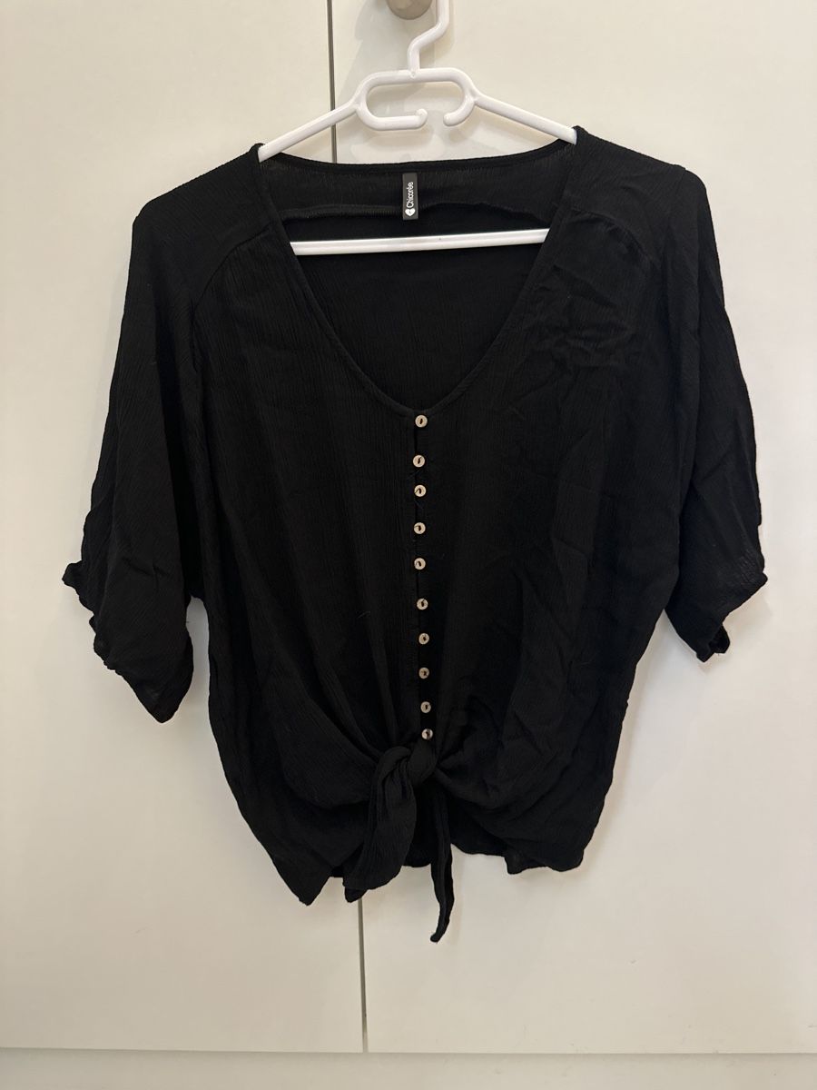 Blusen: Schwarze Bluse, Gr. L – Gebraucht aus Buus von 2019dp 2