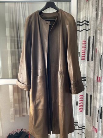 Ledermantel Mario Valentino gr 44 lang 124 Cm