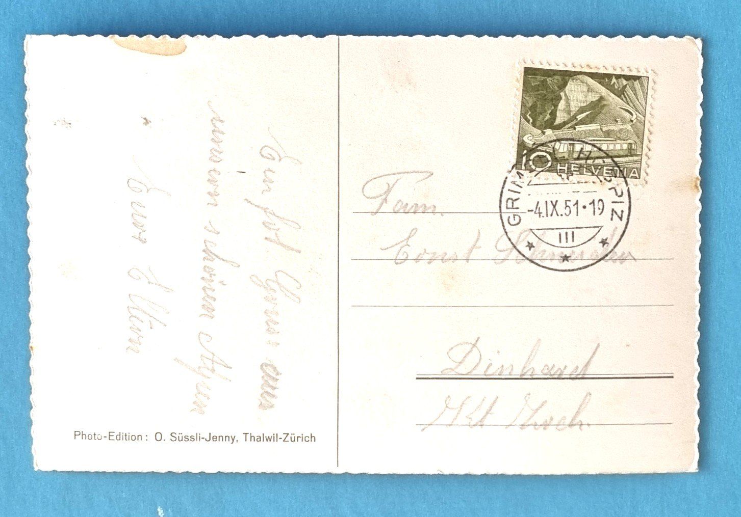 Cartoline postali: Grimselpass - Restaurant Alpenrösli - Oldtimer – Usato da Rothrist venduto da RROENK 1
