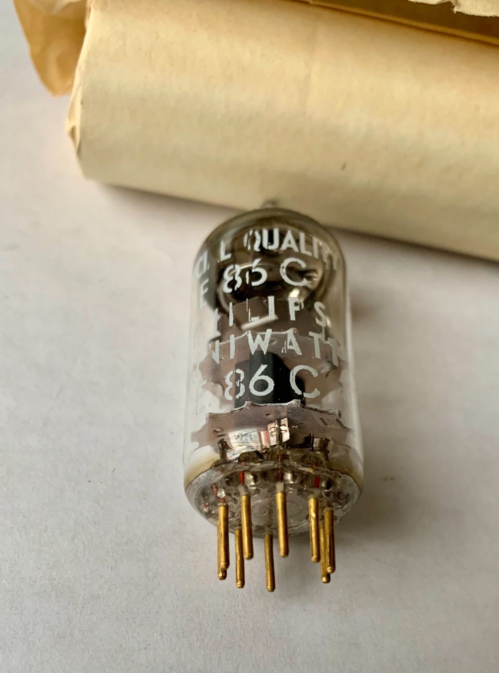 Philips Componenti elettronici: Röhre / Radioröhre E86C / EC806S (Spanngiter-Triode),Philips – Nuovo (secondo la descrizione) da Biel/Bienne venduto da Oldradio 1