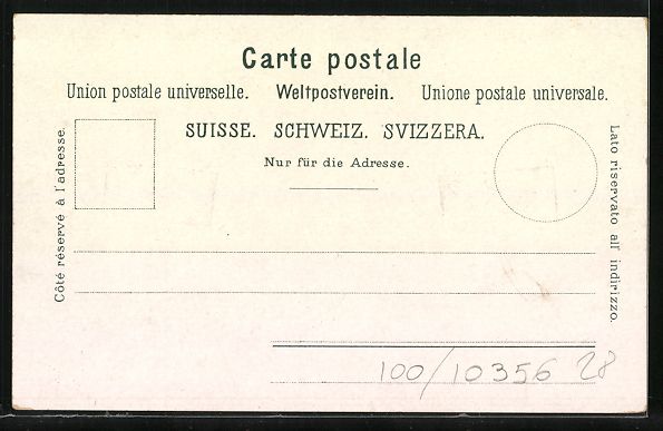 Cartoline postali: Litho Vierwaldstätter-See, Schiller-Ste – Usato da Berlin venduto da bartko-reher 1