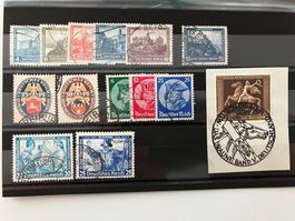 Deutsches Reich, 1928-38, 14 Werte, KP 575.--