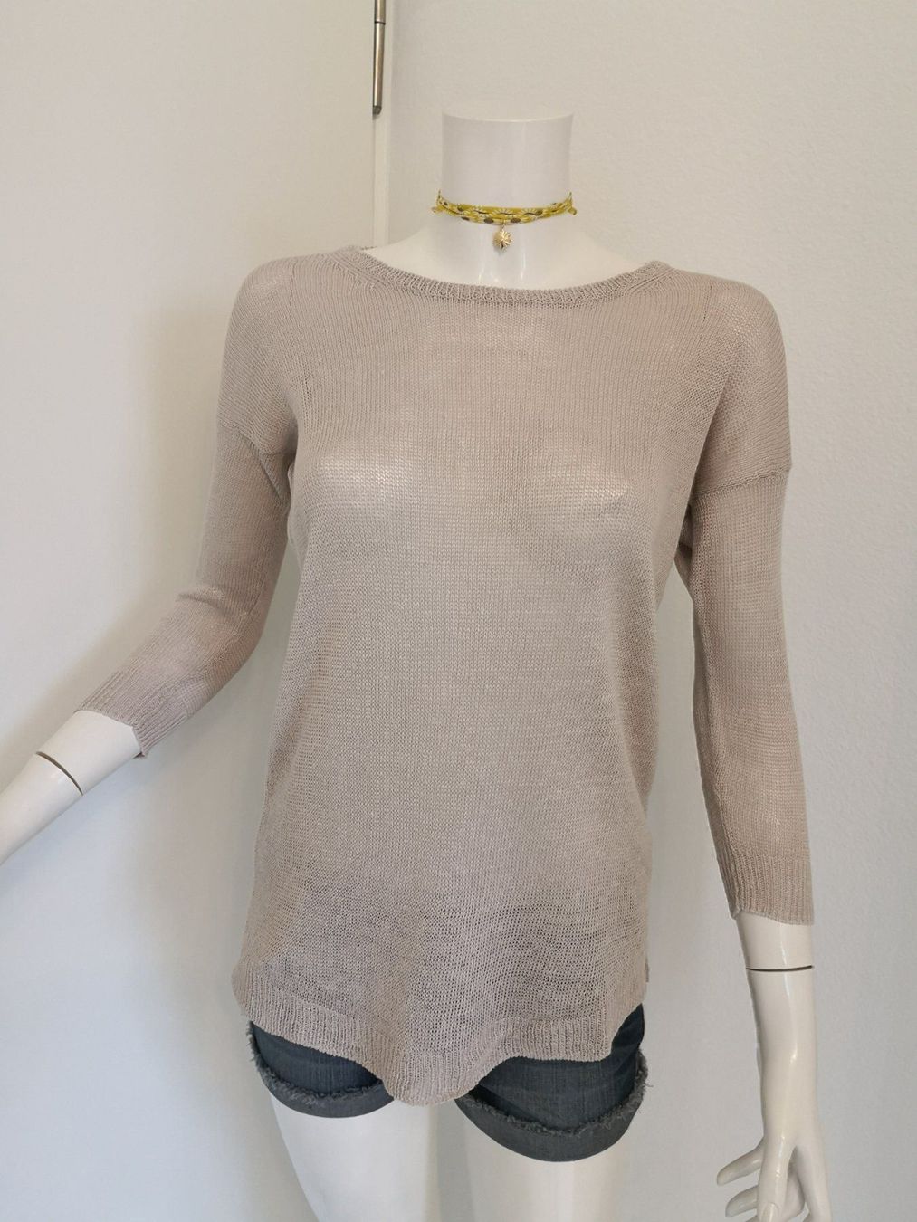 Pulls & Sweat-shirts: 🤩MANGO LEINEN STRICK PULLOVER BEIGE NEU & D&G P. – Neuf (Voir description) à Olten par Naja-Twins-Twins 2