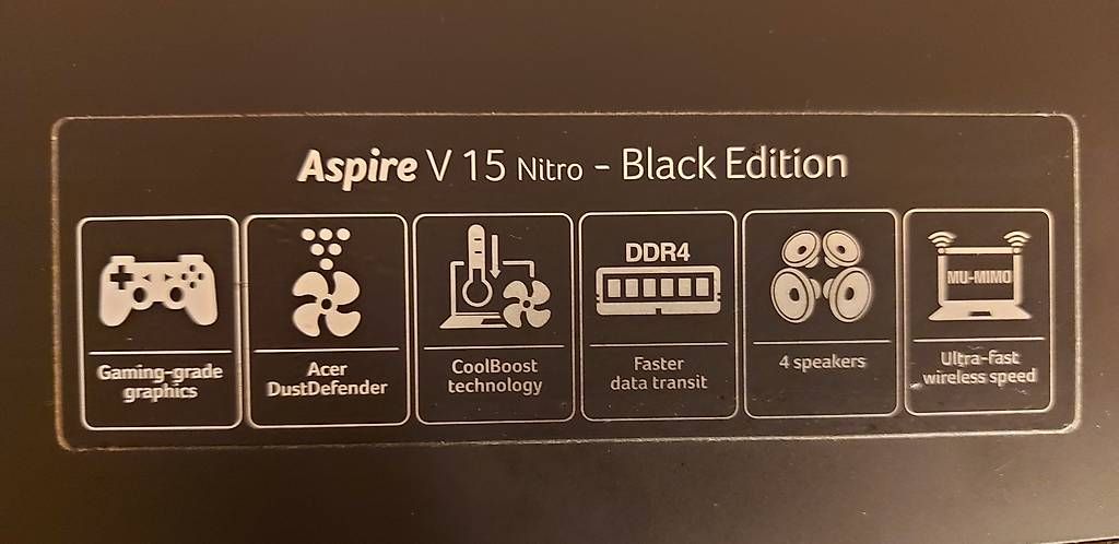 Acer Notebook: Acer Aspire V15 Nitro Black Edition Portable Gaming – Usato da Sierre venduto da Dondiego02 2
