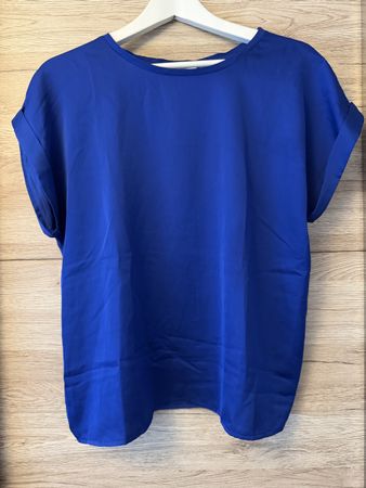VILA Shirt, Grösse 42, Blau, Sommer T-Shirt, Neuwertig