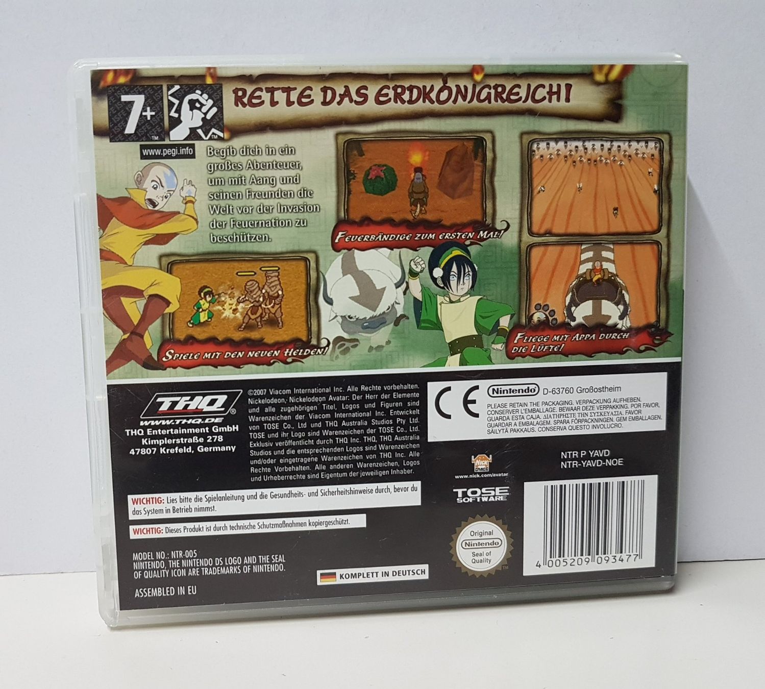 Nintendo Spiele: DS Avatar Der Herr der Elemente Die Erde brennt – Gebraucht aus Schüpfheim von Game-Paradis 1