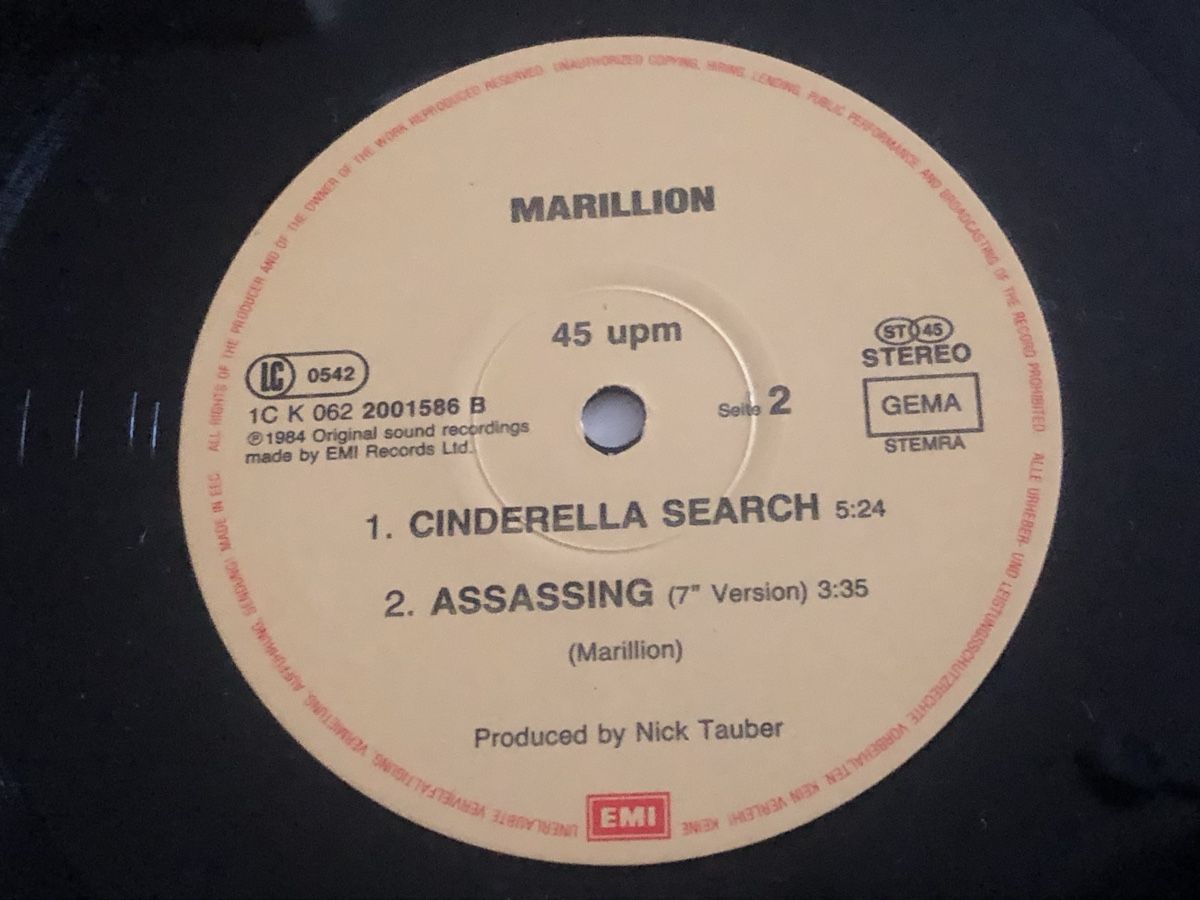 Schallplatten: Marillion. 1984. Maxi. Assassing – Gebraucht aus Faulensee von Mizuno06 3