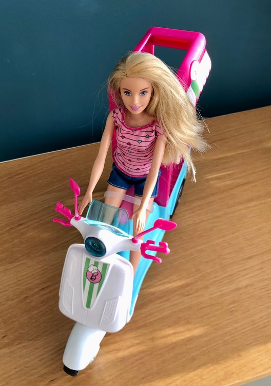 Mattel Barbie scooter food cart / Snackroller Kaufen auf Ricardo