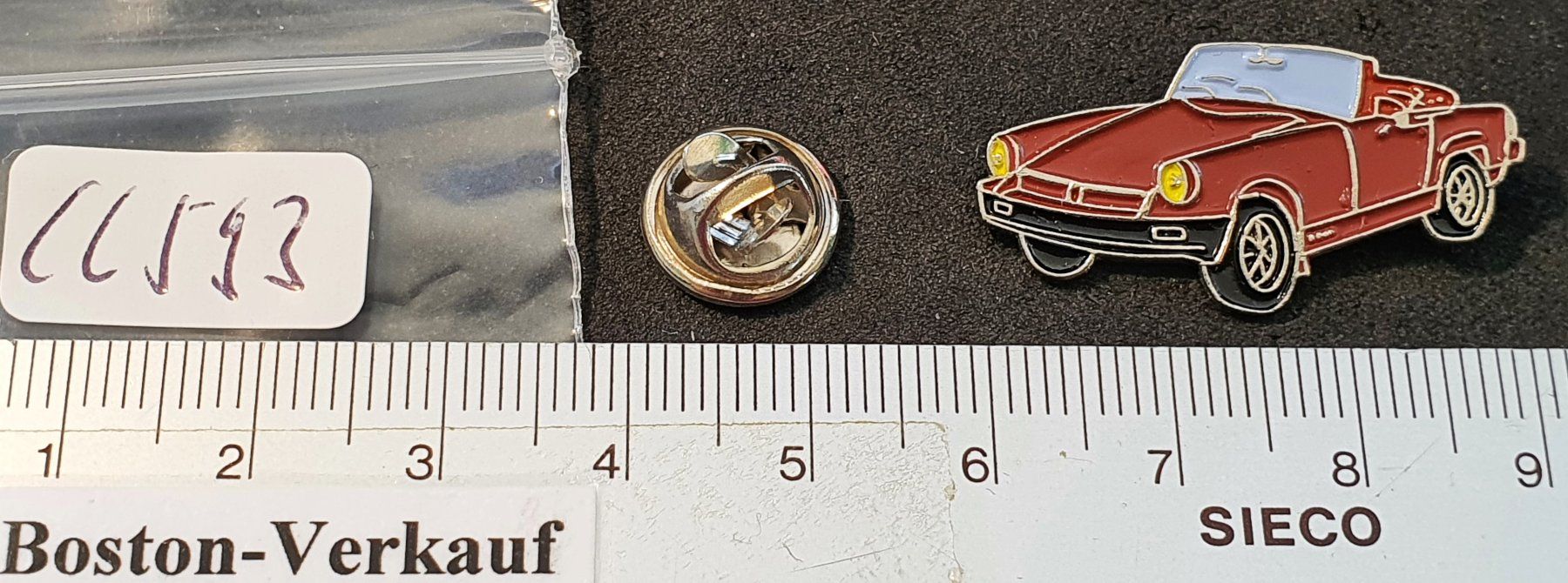 MG Placchette & Badge: CC593 - Pin Auto Oldtimer MG Midget – Usato da Reinach BL venduto da Boston-Verkauf 1