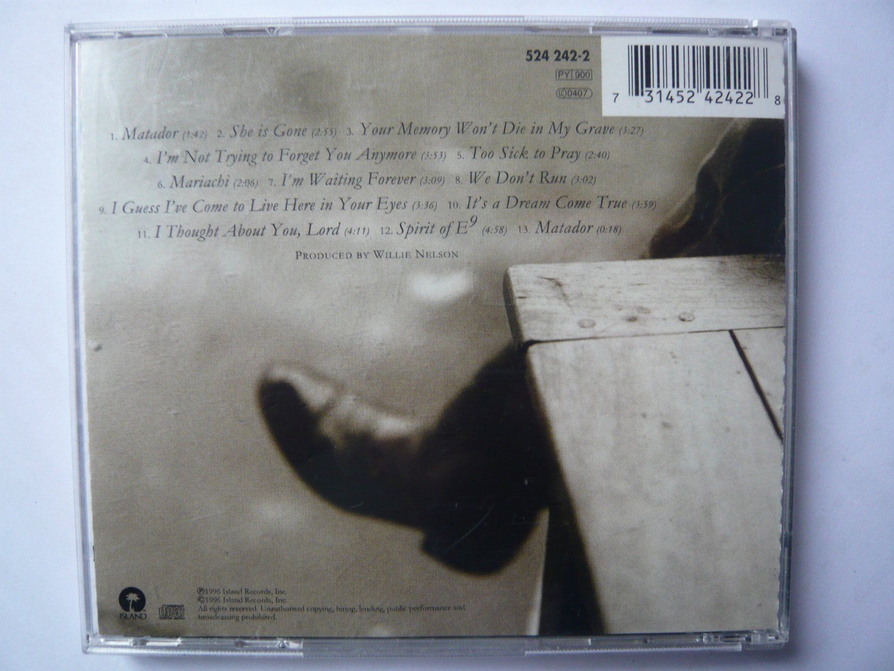 CDs: WILLIE NELSON SPIRIT – Gebraucht aus Winterthur von Cajun 2