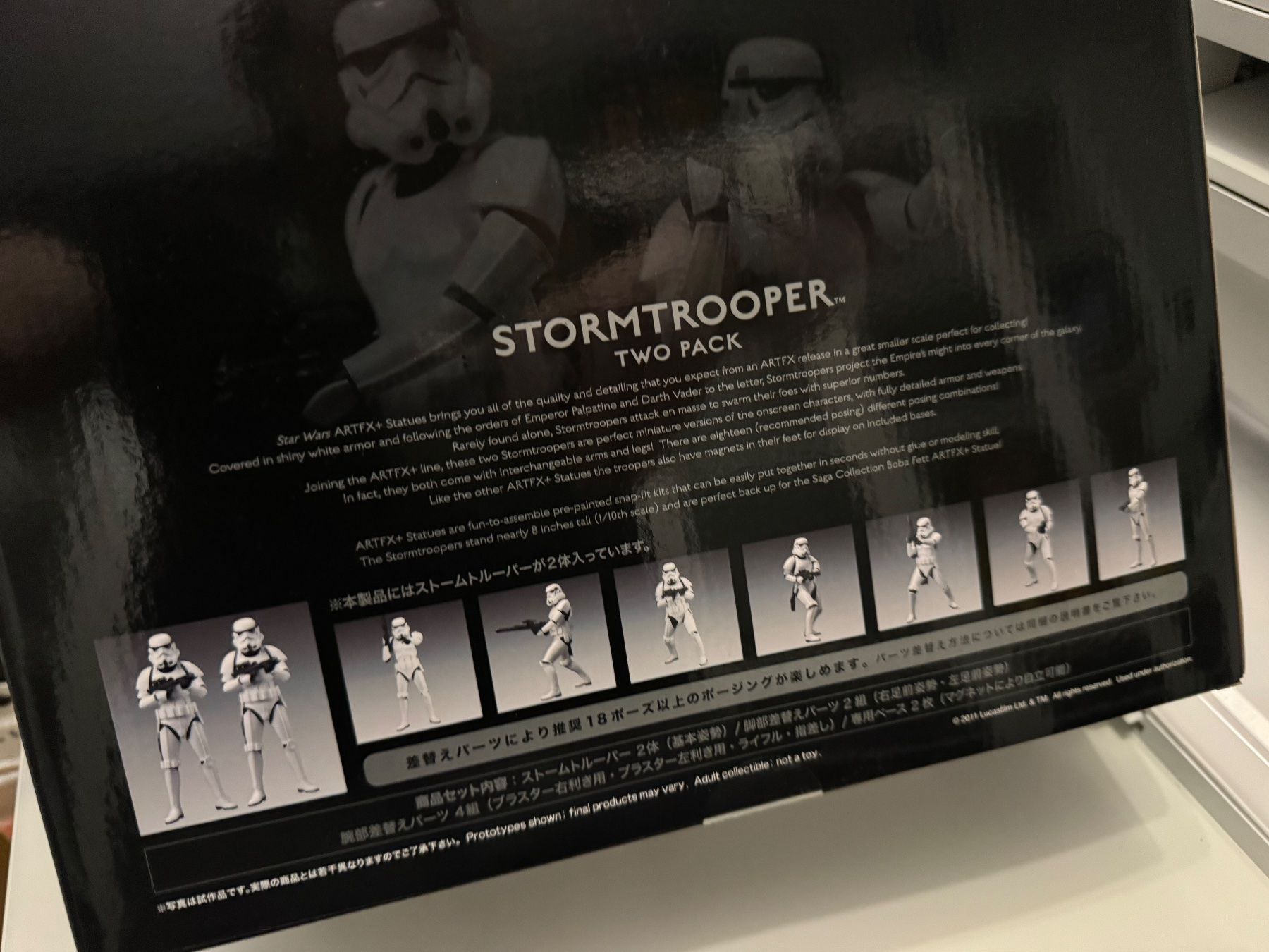 Star Wars Statuette: Star Wars Stormtrooper Kotobukiya Two Pack ArtFX+ Figur – Usato da Burgdorf venduto da Caradhras 1