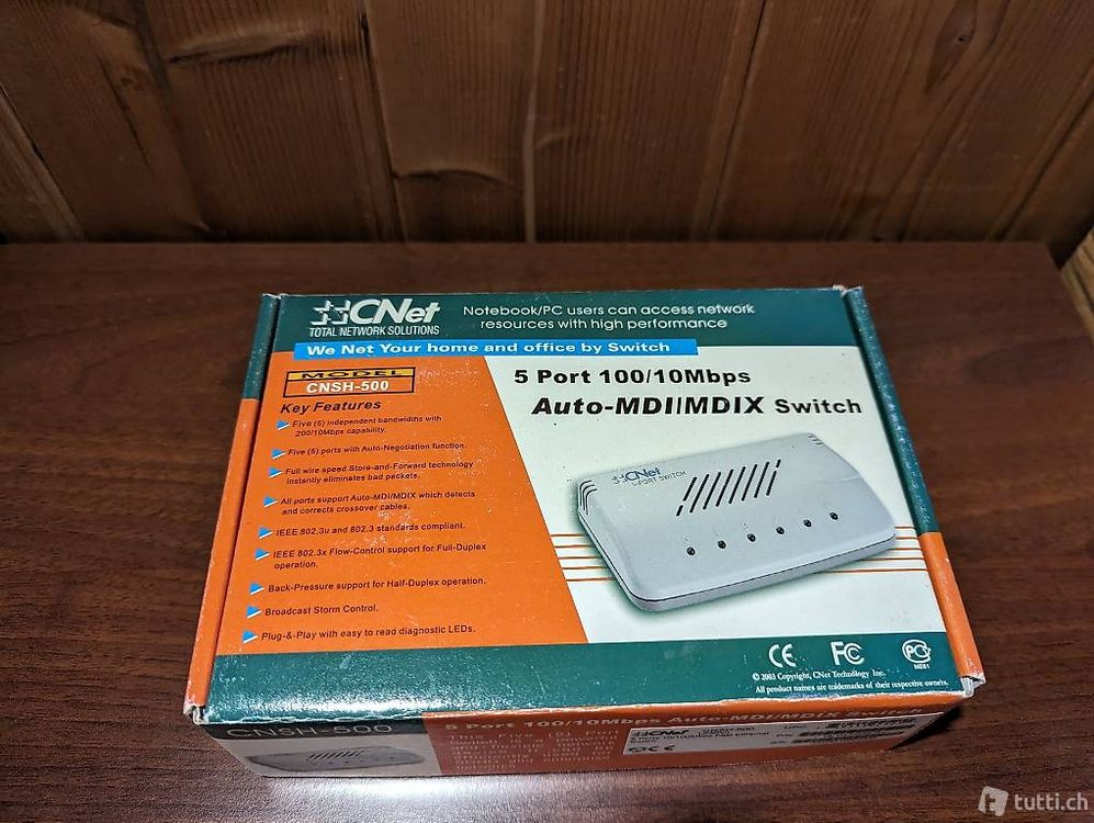 Cnet 5 Port Switch (Gebraucht) in Appenzell Schlatt für CHF 5 – mit ...