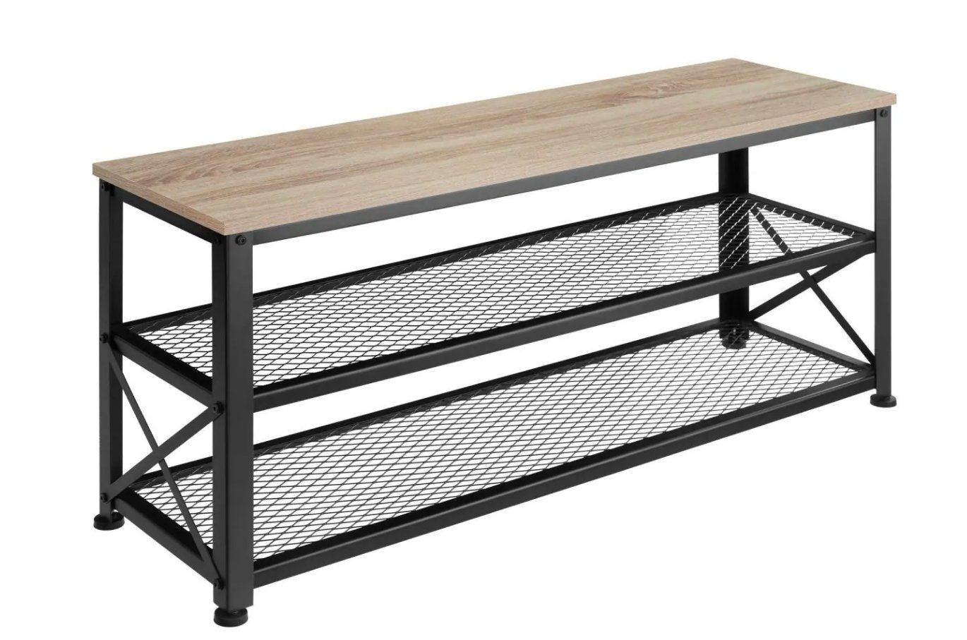 Scaffali: Schuhregal Blackpool Industrial Holz hell, Eiche Sonoma – Nuovo (secondo la descrizione) da Steinhausen venduto da Retourenprofis 1