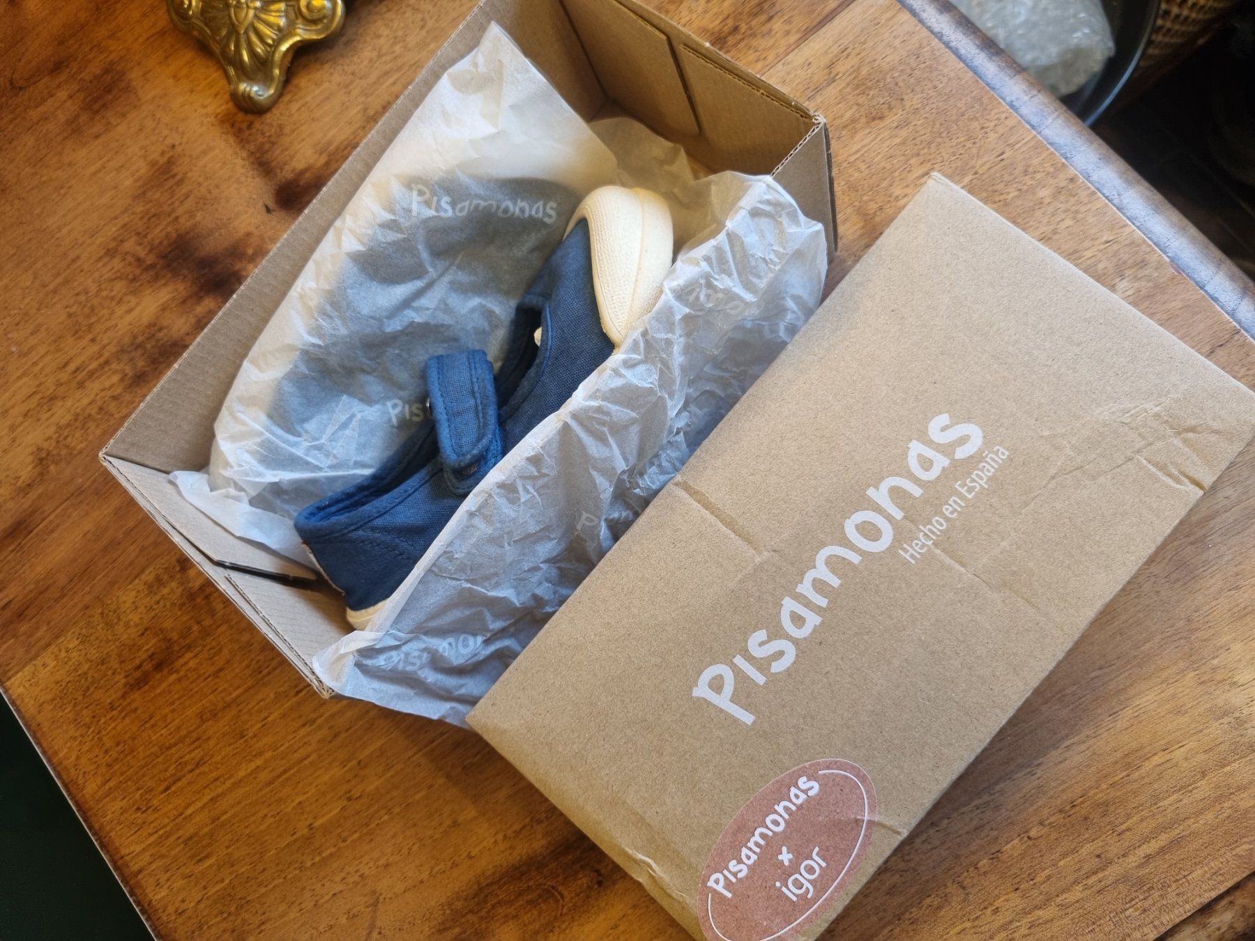 Scarpe per ragazzi: Pisamonas Barefoot Kinder Schuhe Gr. 26 blau – Usato da Scharnachtal venduto da devin03 9