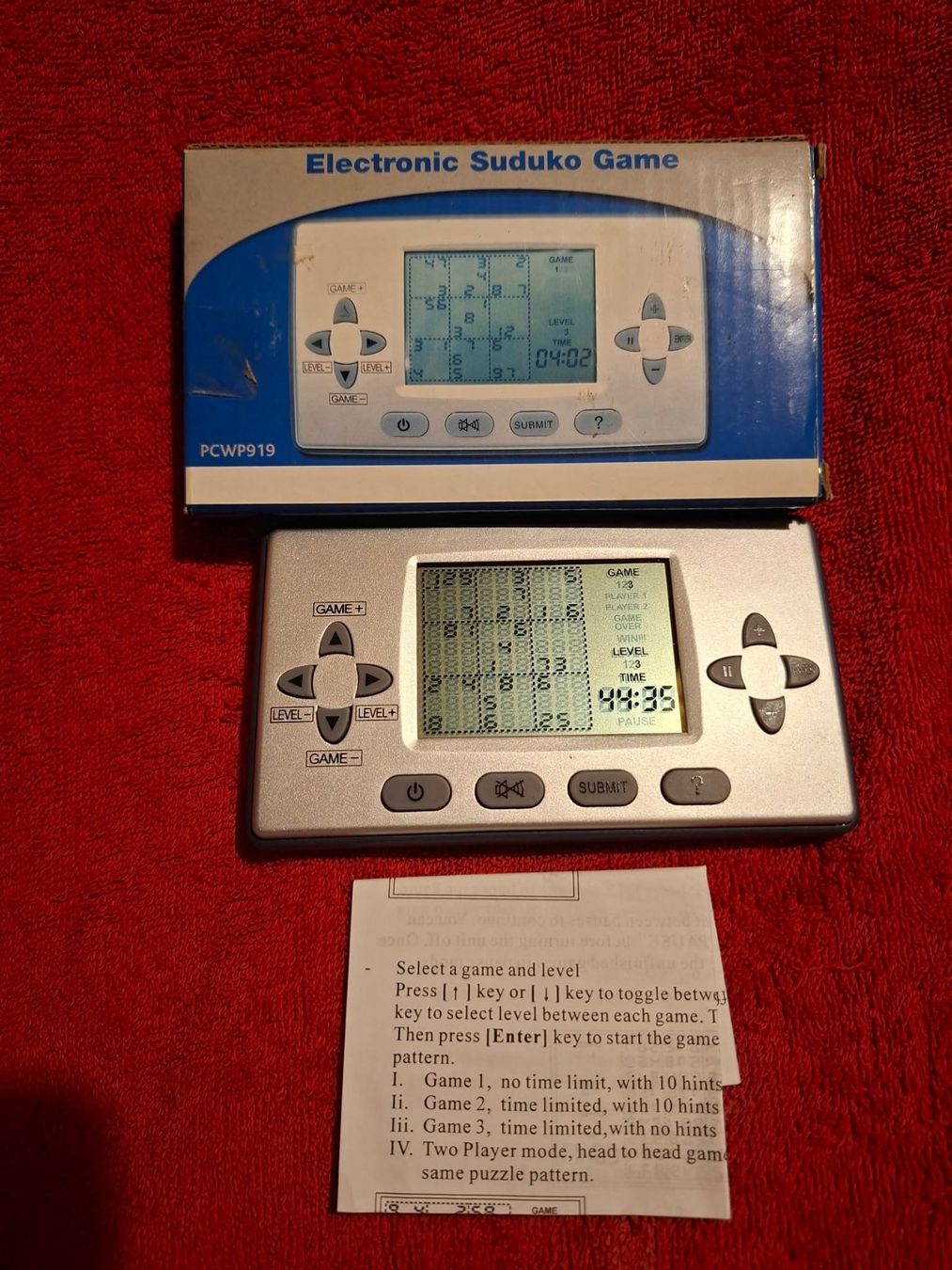 Spiele: Electronic Sudoku Spiel PCWP919 – Gebraucht aus Wittenbach von Nostalgie1965