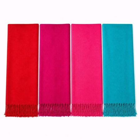 NEU! Boom Baba Schal Pashmina Viskose ca. 160 * 31cm 4 Stück