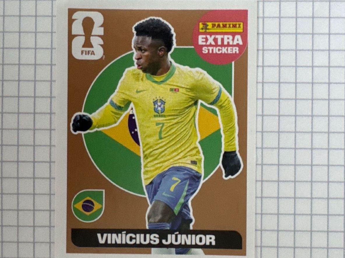 Panini Sammelbilder & Trading cards: Panini FIFA 2026 Extra Sticker Vinicius Junior Brasil – Neu (gemäss Beschreibung) aus Bassersdorf von Zysti