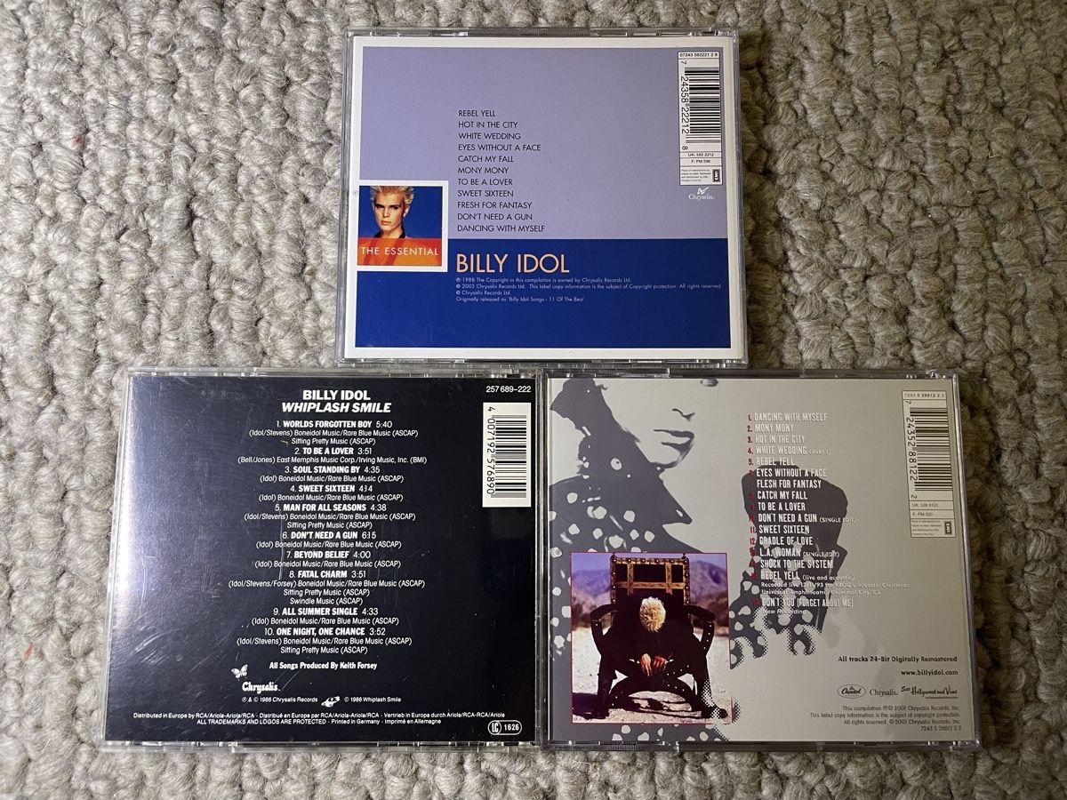 CDs: 3x Billy Idol – Gebraucht aus Reinach AG von trigger7811 1