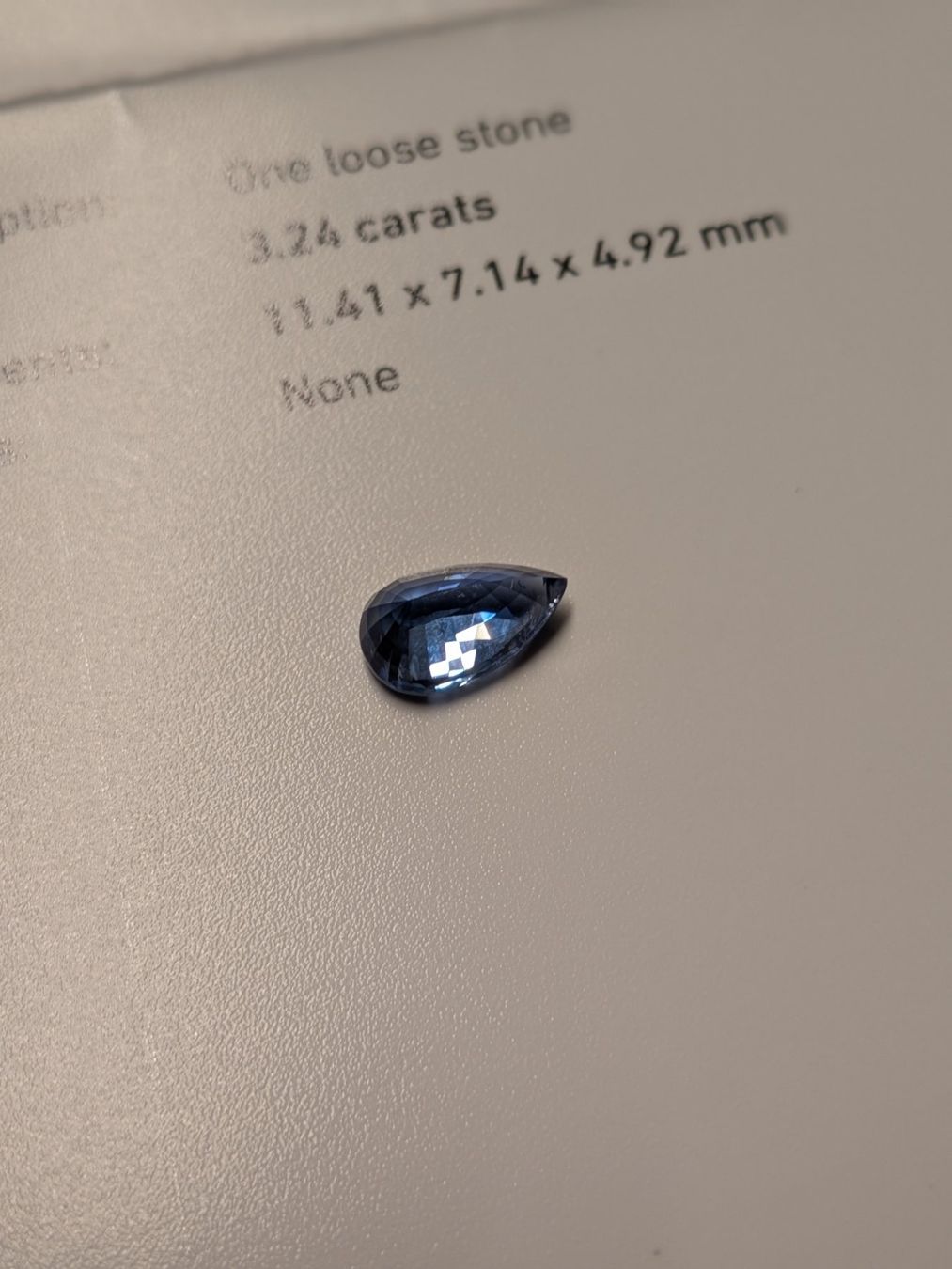 Pietre preziose: Saphire 3.24ct Unbehandelt – Nuovo (secondo la descrizione) da Bern venduto da Brene88 2