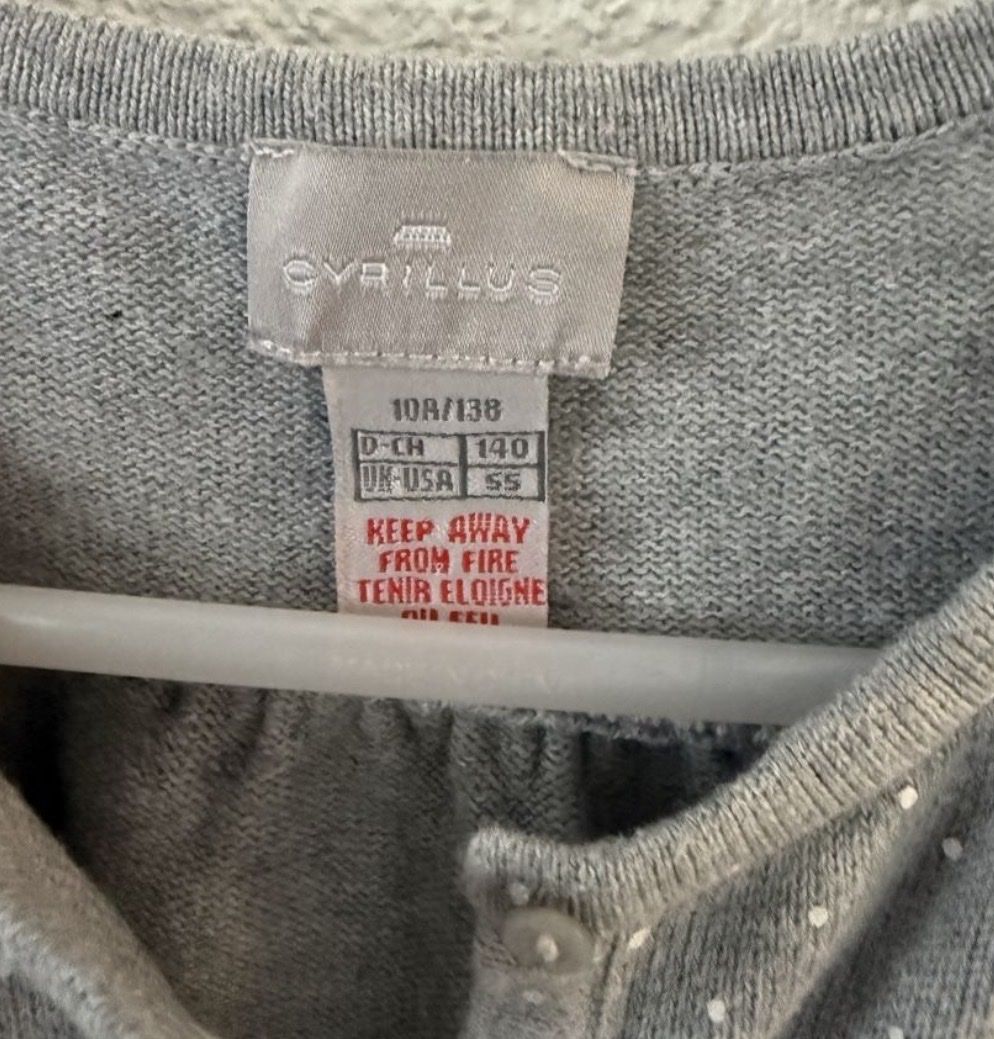 Cyrillus Giacche & Cappotti: Cyrillus Strickjacke Grösse 140 Pünktchenmuster  – Nuovo (secondo la descrizione) da Freidorf TG venduto da nad_fxh7 1