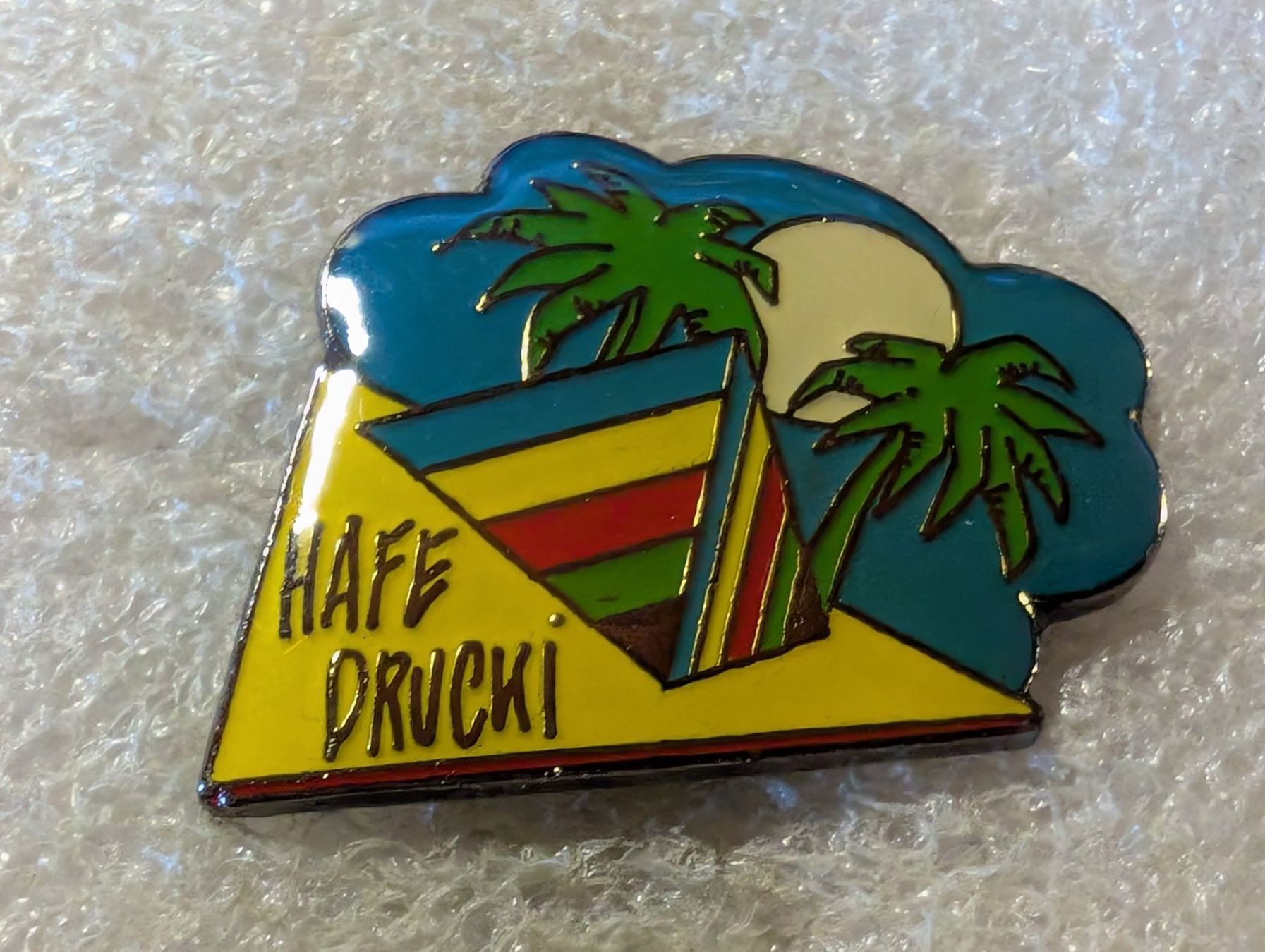 Placchette & Badge: Ansteckpin 229: Hafe Drucki – Usato da Oppligen venduto da Pin-Fall-Shop