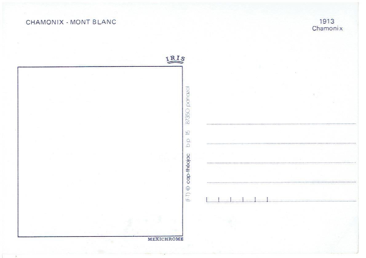 Cartes postales: Chamonix Mont-blanc – D'occasion à Flims - Dorf par Stagediver 1