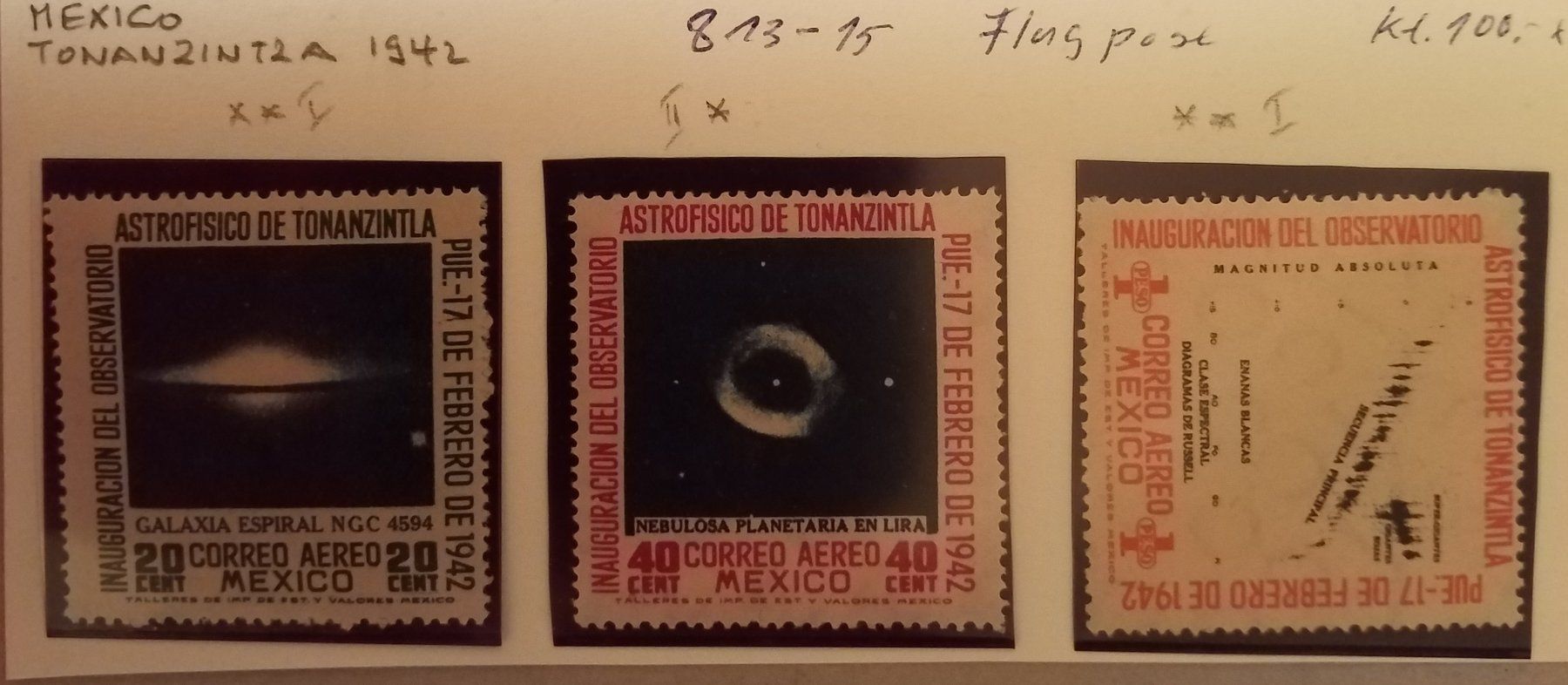 Tutti i francobolli: 530) 1942 Mexiko Flugpost – Usato da Baden venduto da Eggi