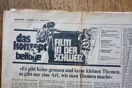 "Film in der Schweiz" 1979: Zeitungs-Beilage