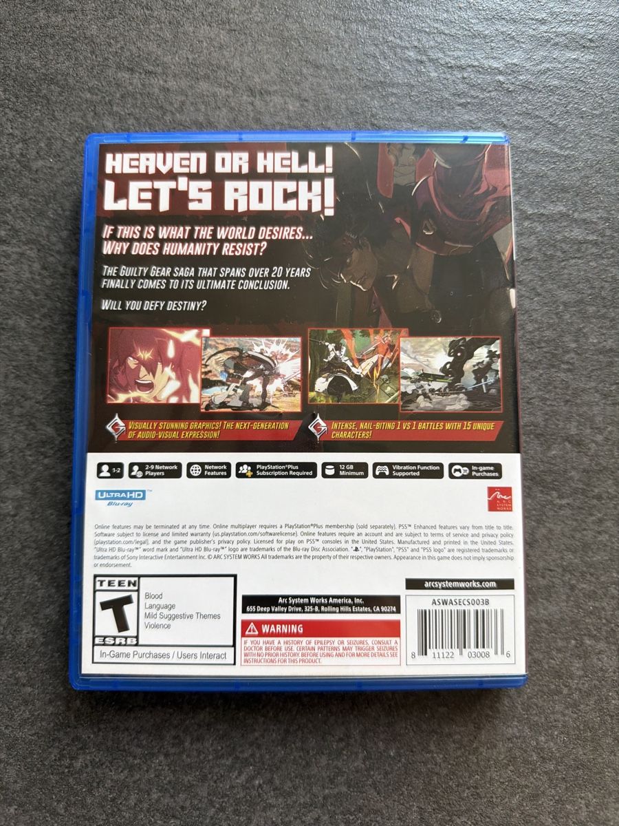 Sony Jeux: Guilty Gear Strive PS5  – D'occasion à Zürich par cENS0R 1
