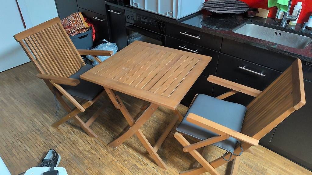 Tavoli: Garten Stühle, Tisch – Usato da Schlieren venduto da Conex7000