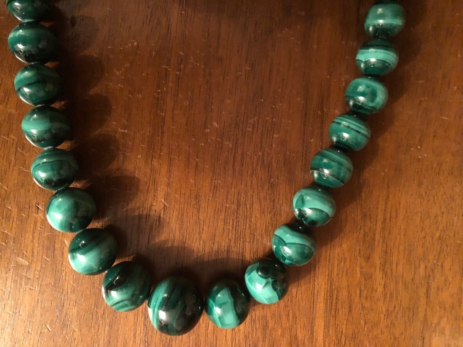 Catenine: MALACHITE-COLLIER. – Nuovo (secondo la descrizione) da Wald ZH venduto da mlnt 4