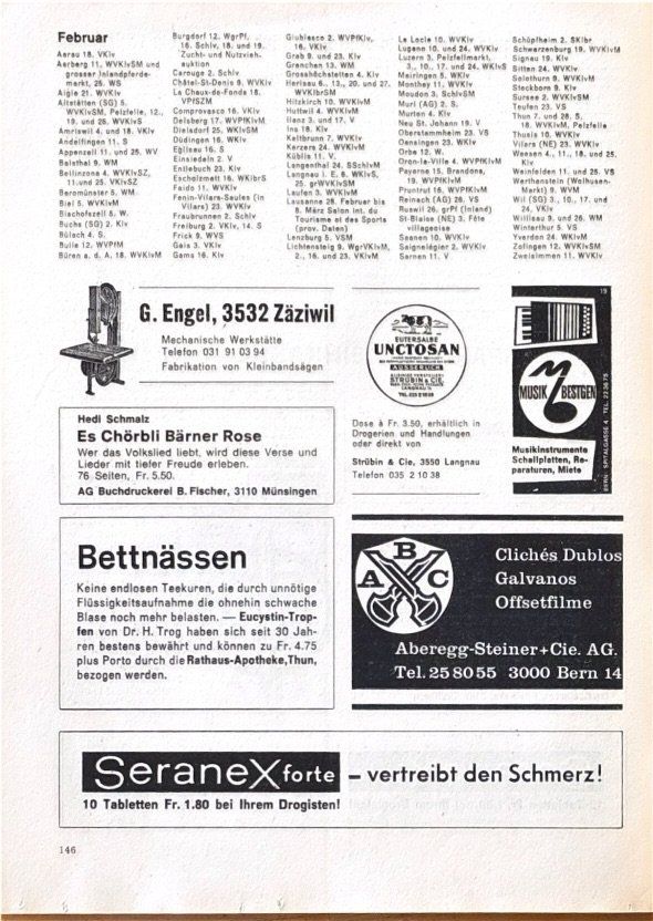 Libri: Feierabend Kalender 1970 – Usato da Sarnen venduto da Livres 6