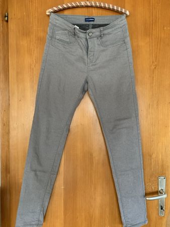 Charles Vögele Damen Jeans Grau Gr. 38