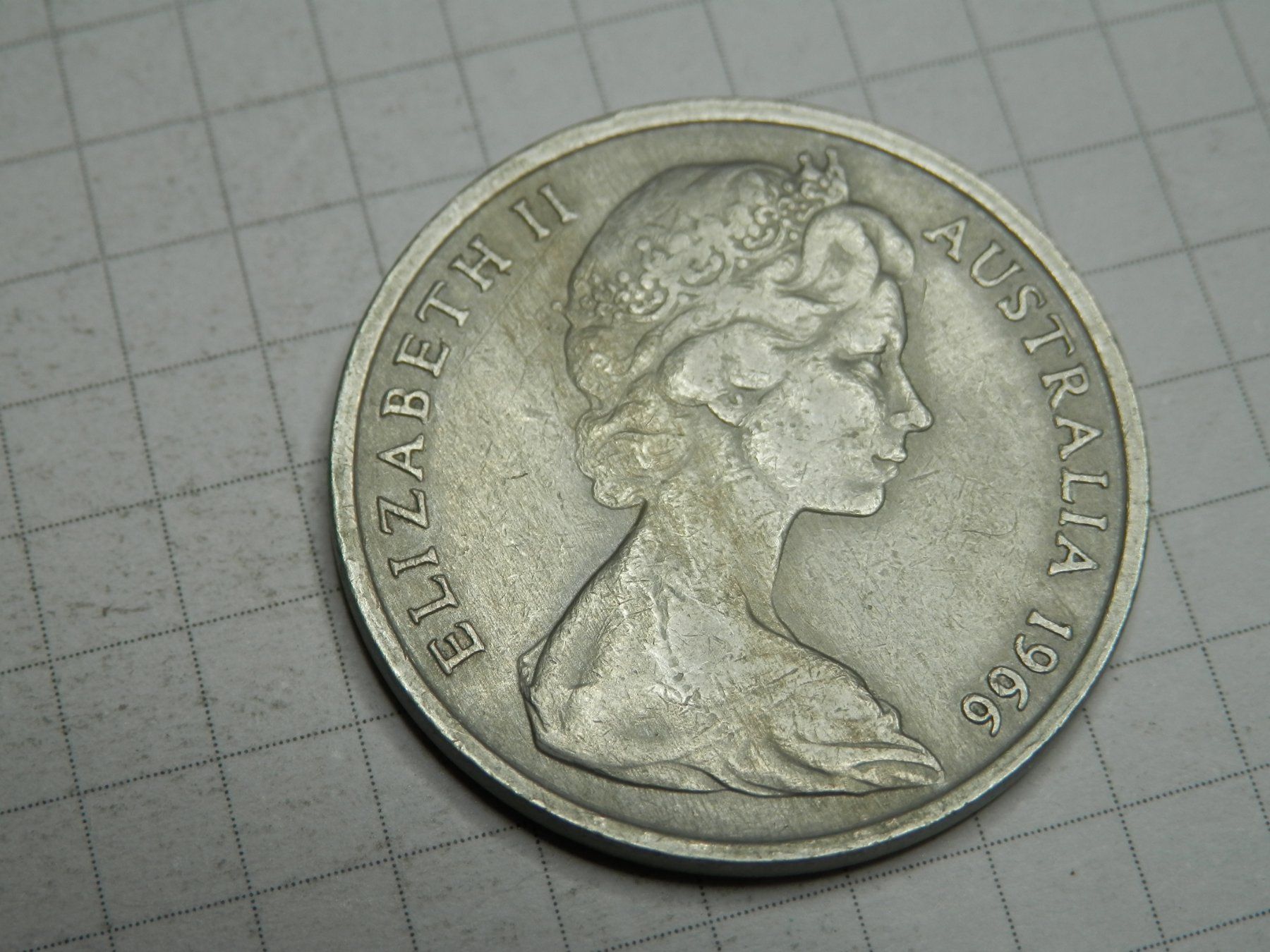 Tutti le monete: Australien 10 Cent, 1966 – Usato da Weiach venduto da weiach81