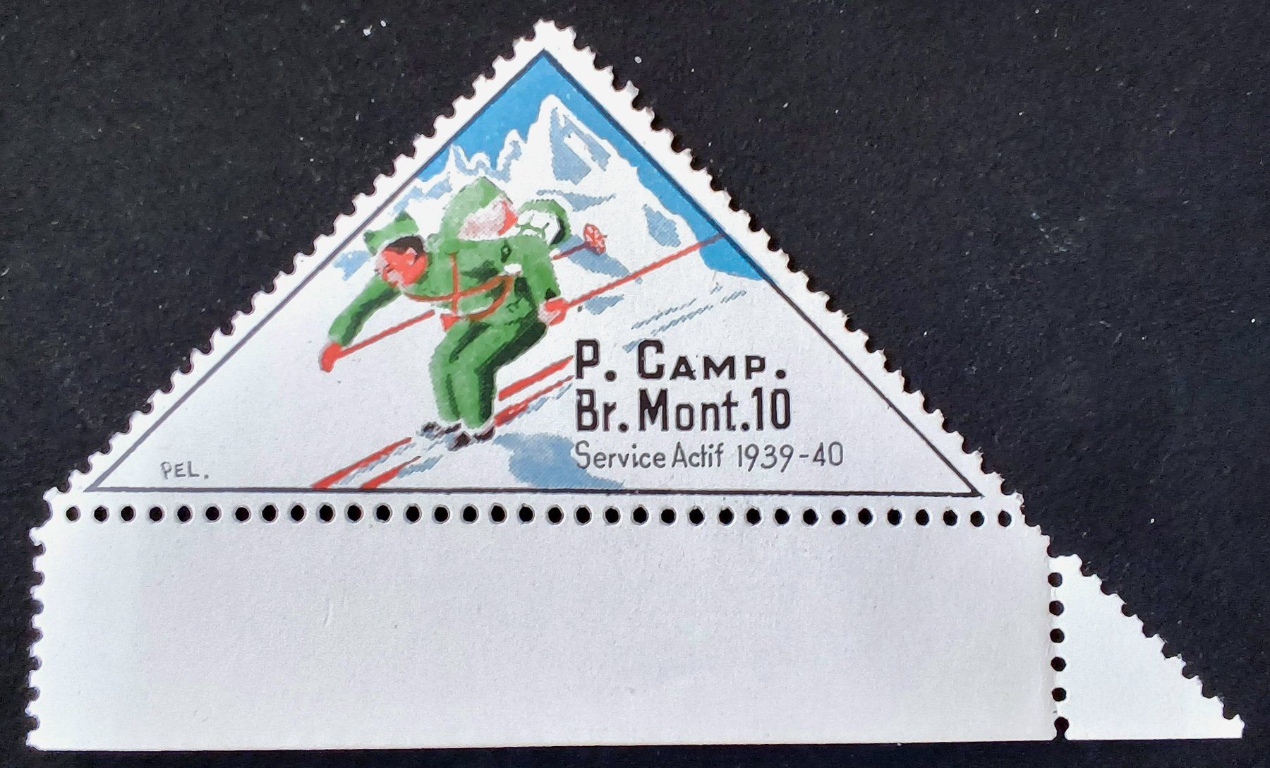 Tutti i francobolli: Feldpost Gebirgs Brigade 10, 2.WK, Wi FP 7 – Usato da Niederuzwil venduto da LichtPhil