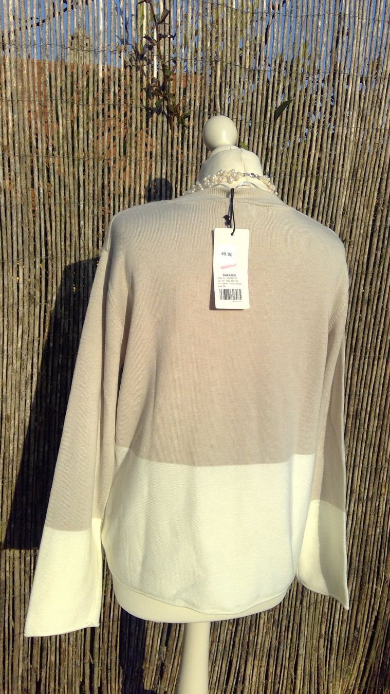 Maglioni & Felpe: Pullover écru & gris BROADWAY, taille M, NEUF Fr. 49.90 – Nuovo e nell'imballaggio originale da Agiez venduto da chouchanelle 3