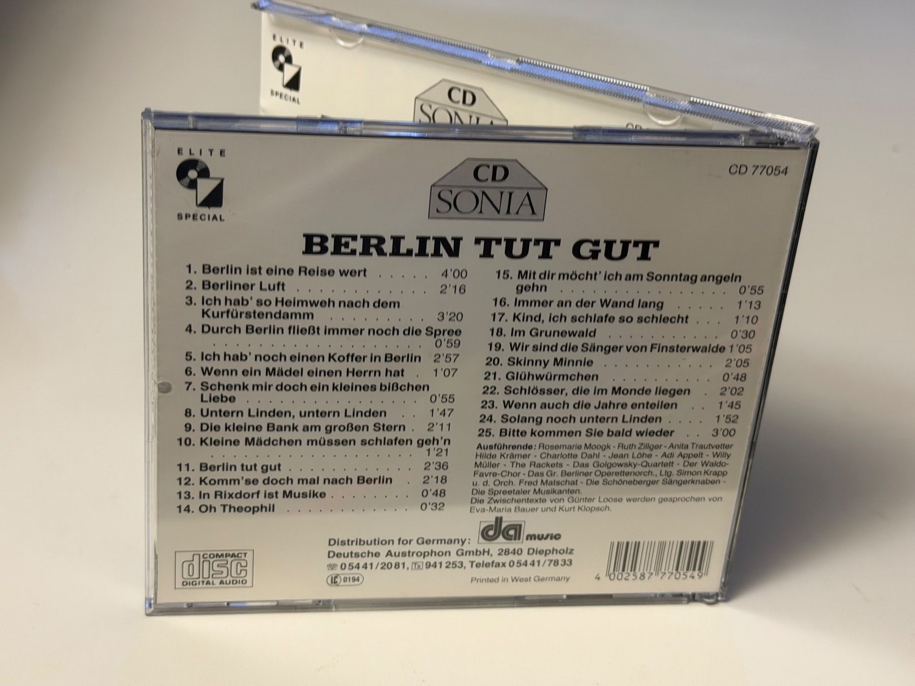 CD: Berlin Tut Gut - HB21E – Usato da Küsnacht ZH venduto da Jazztilldawn 1
