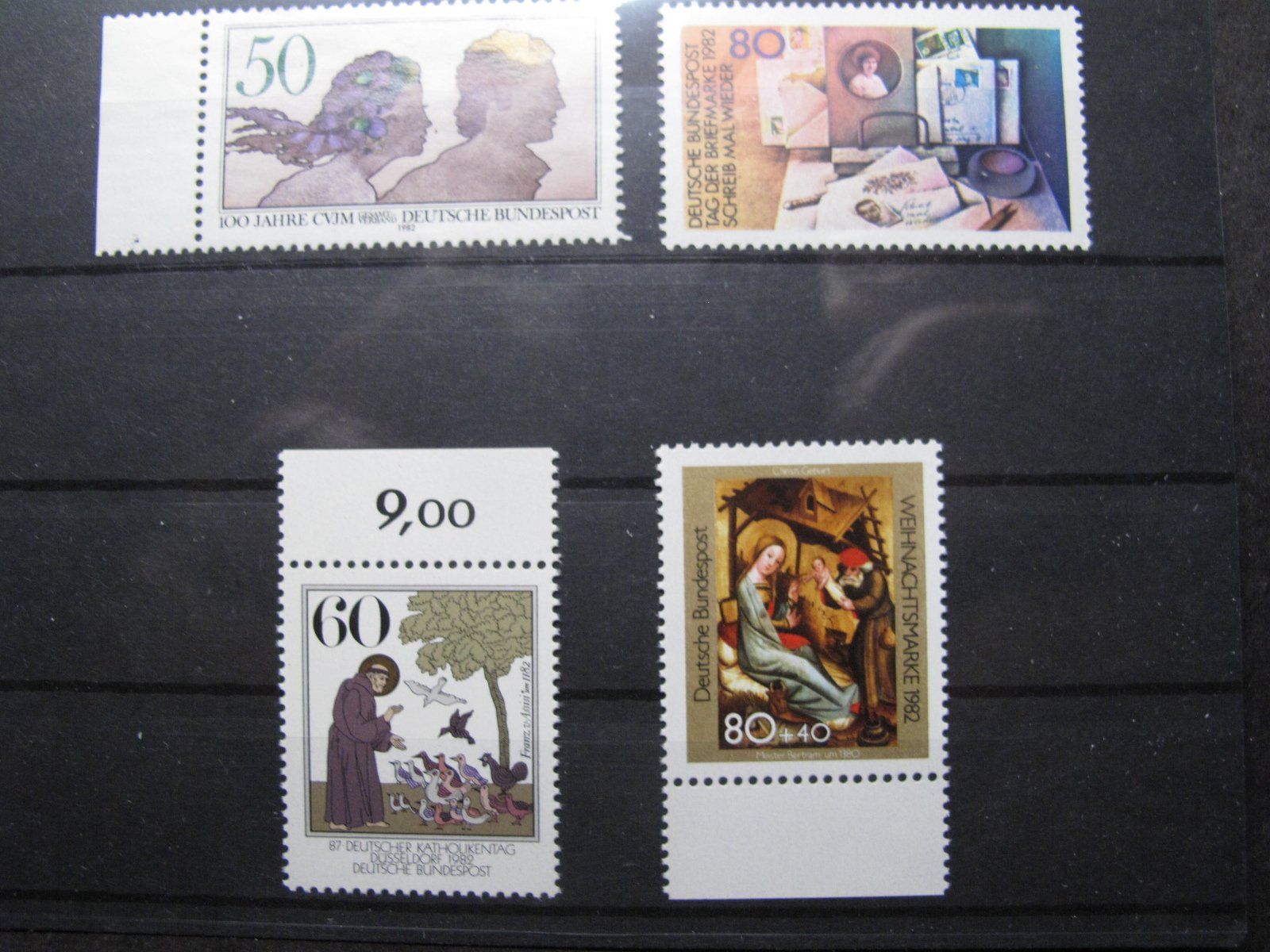 Tutti i francobolli: BRD 1982 CVJM / Weihnachten ** – Usato da Wil SG venduto da fva01