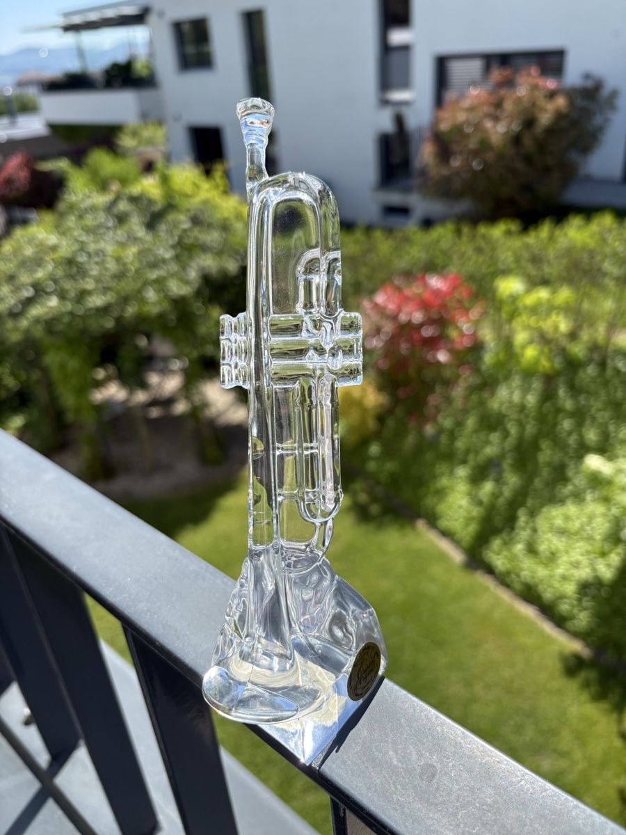 Statuette: Cristal D‘Arques Trompetenfigur – Usato da zürich venduto da bigeye 2