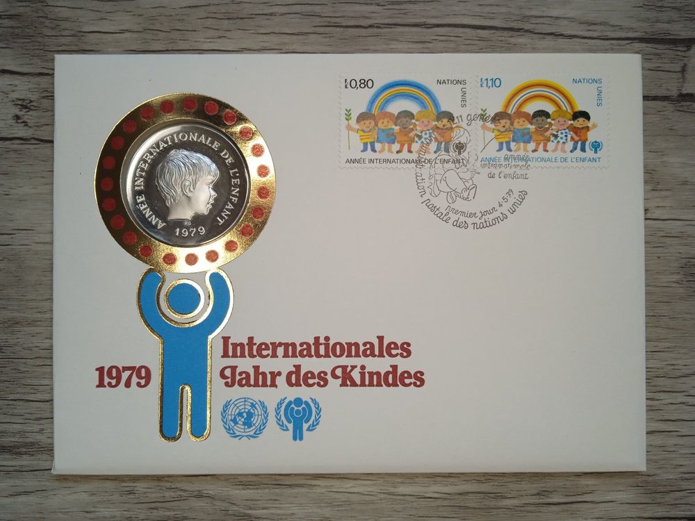 Monaco enveloppe timbre-médaille Prince Rainier III 1974 - Anno XXV