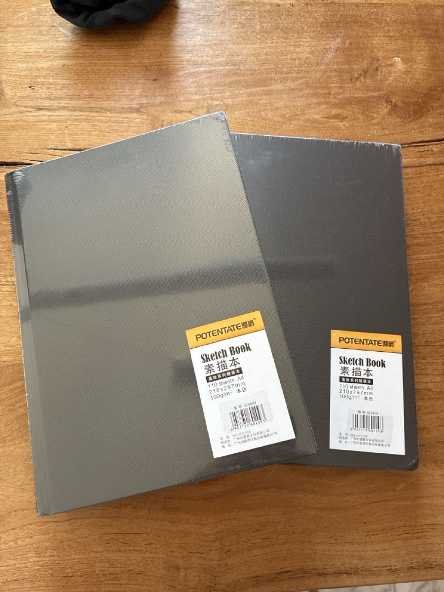 Blocchi: A4 Sketchbooks (x2) 110 Sheets - New – Nuovo e nell'imballaggio originale da Luzern venduto da ASA_DES