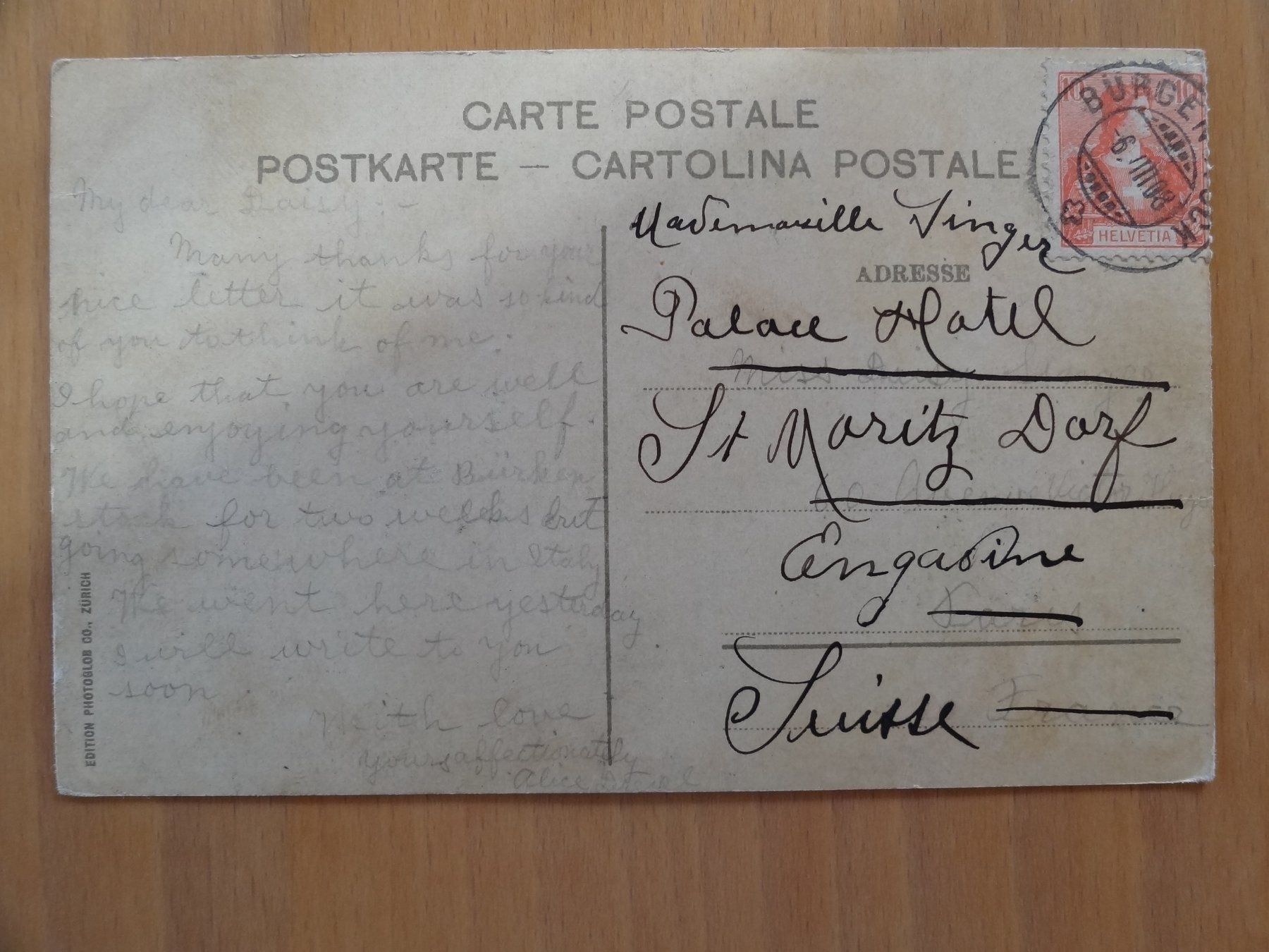 Cartes postales: Brunnen - Schwitz - 1908 – D'occasion à St Léonard par Riglin 1