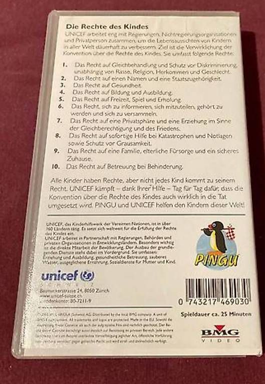 Tutti i VHS: Pingu VHS – Usato da Hettlingen venduto da MissZotti 2