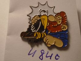 1 Mann mit Rabe Pin (U840)
