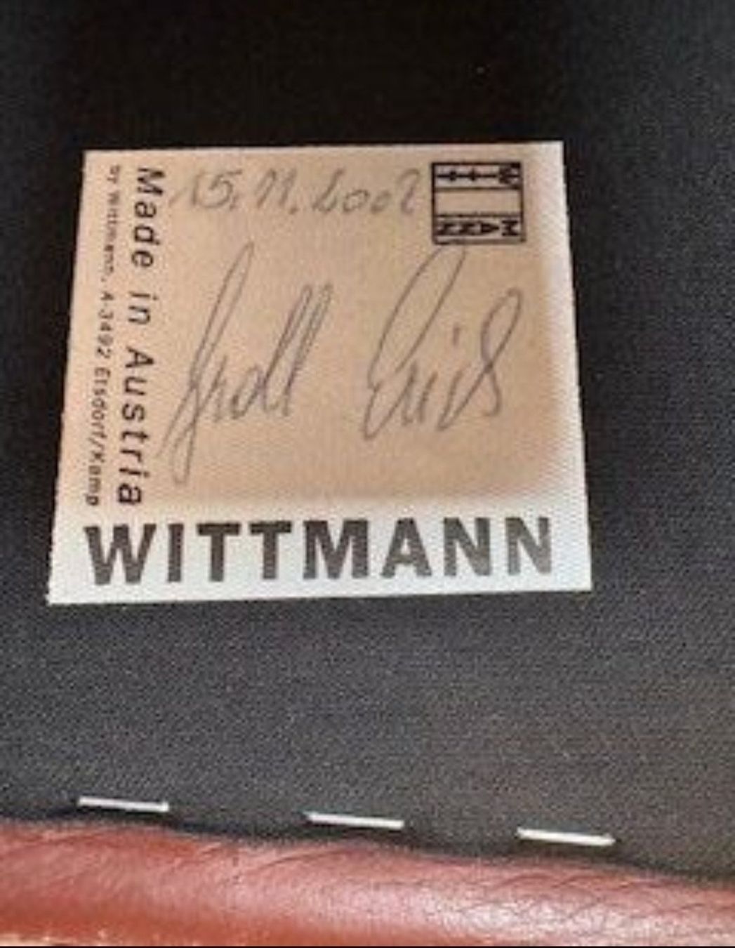 Wittmann Poltrone: Fauteuil (Wittmann) Sessel rot leder – Usato da Horw venduto da iglu370 4