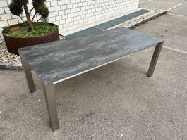 Keramik Gartentisch 240 x 110 cm