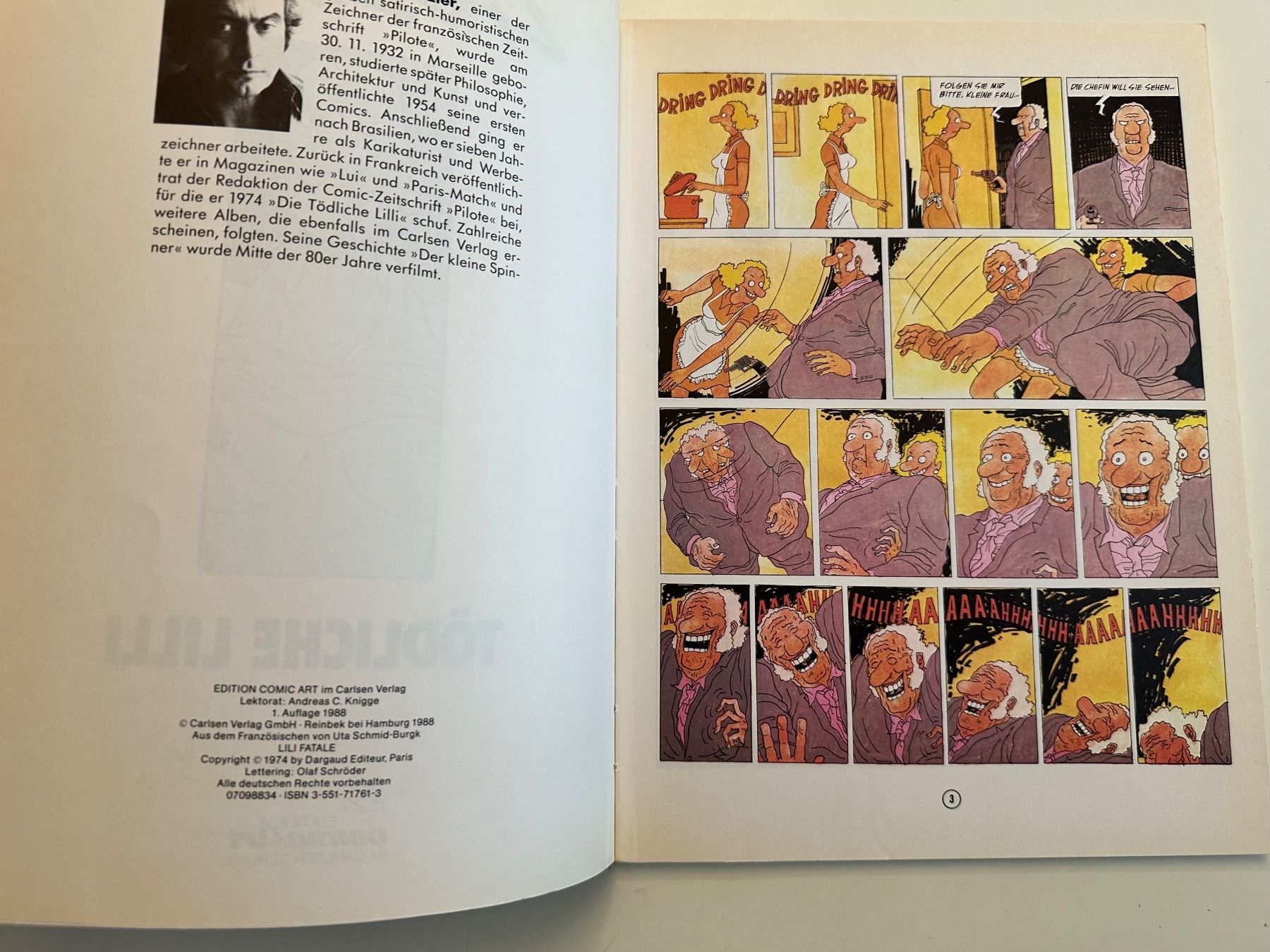 Fumetti: LAUZIER - TÖDLICHE LILLI - SOFTCOVER – Usato da Münsingen venduto da Ganjam 3