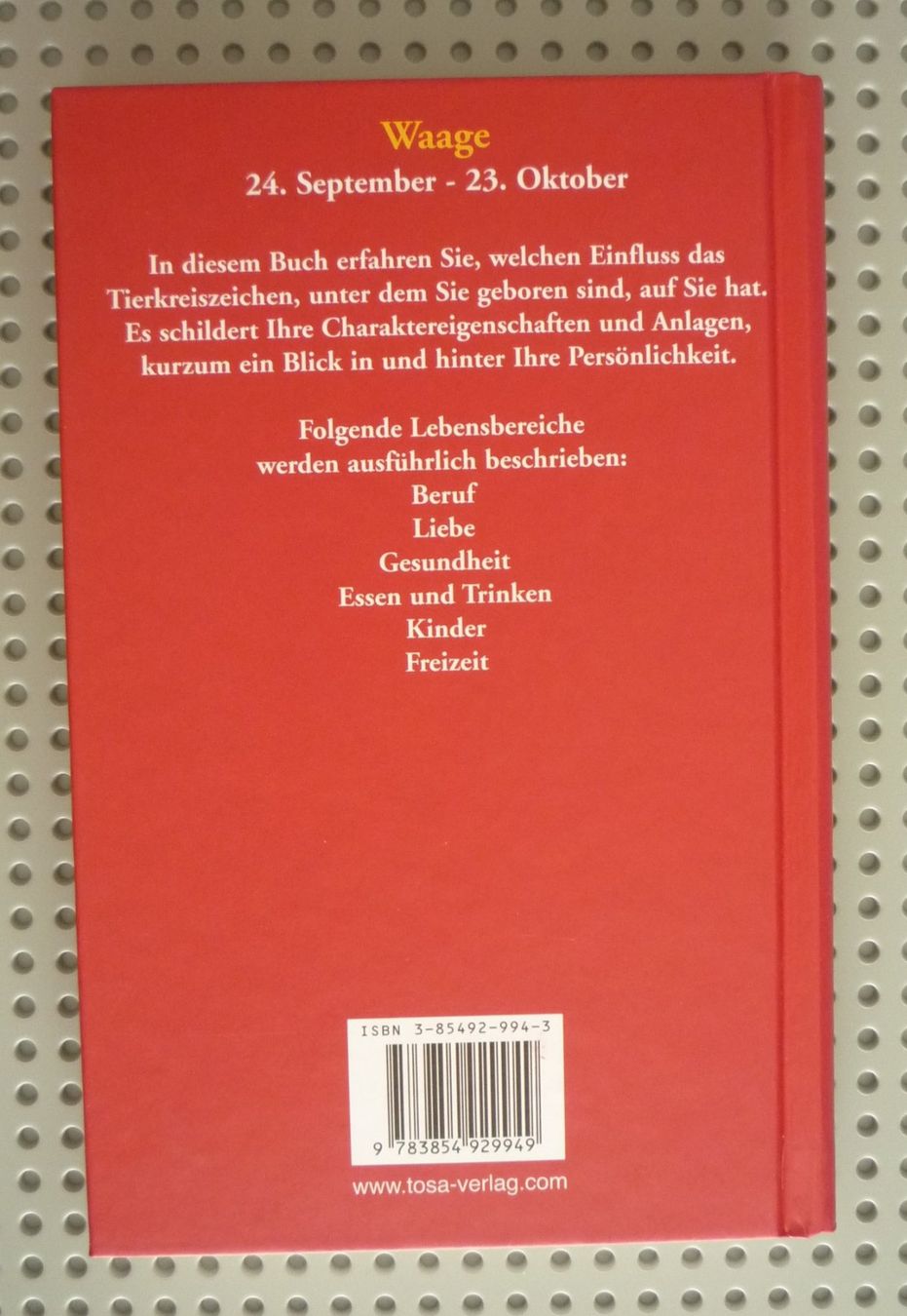 Libri: Sternzeichen "Waage" (Buch) – Nuovo (secondo la descrizione) da Aarau venduto da Aaran 4