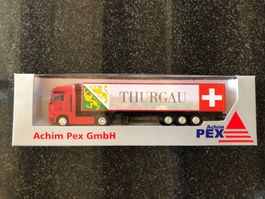 1x Achim Pex LKW Modell, mit Kantonswappen, Sammlerstück!