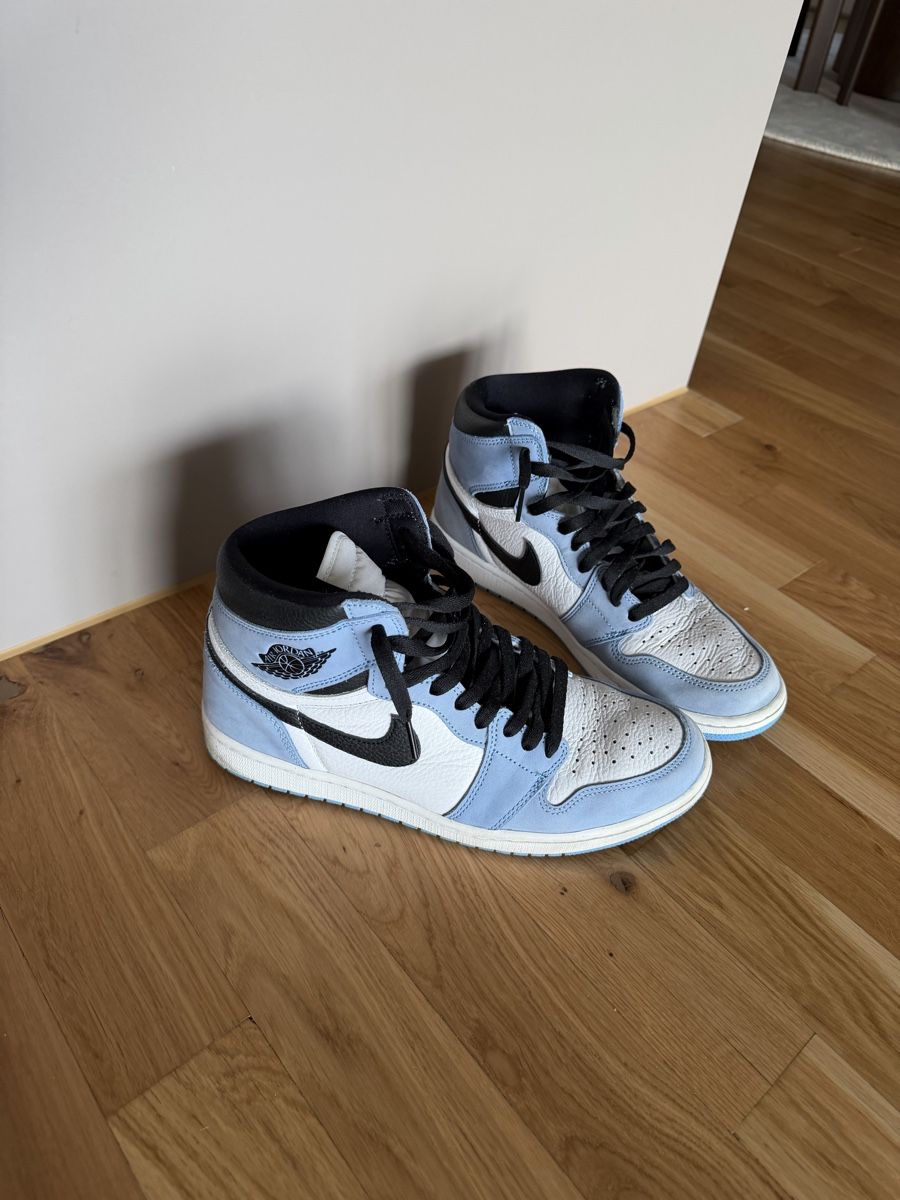Jordan Scarpe da uomo: AIR JORDAN 1 HIGH BLAU/WEISS – Usato da Wohlen AG venduto da dan_hk69 1
